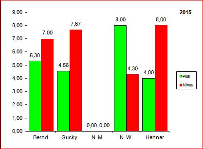 Spielergebnisse 2013